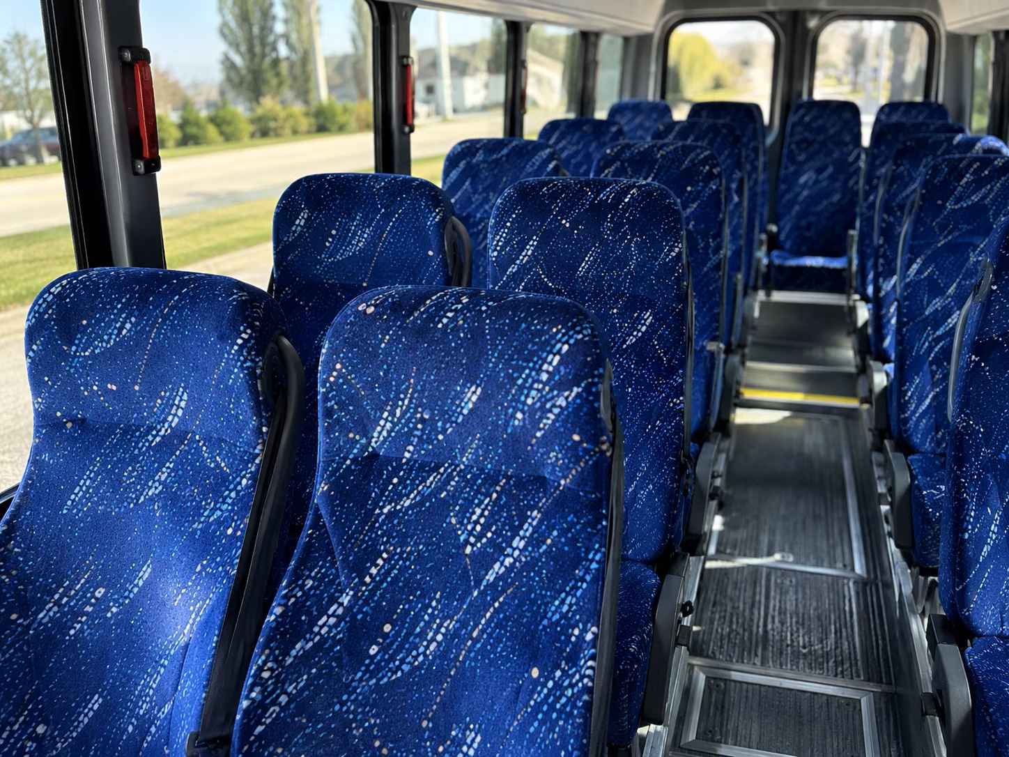 fort lauderdale 20 passenger minibus inside