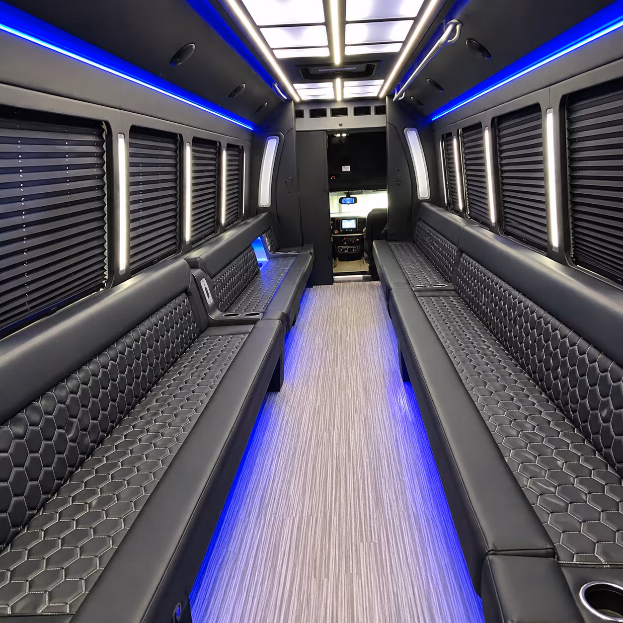 fort lauderdale party bus interior