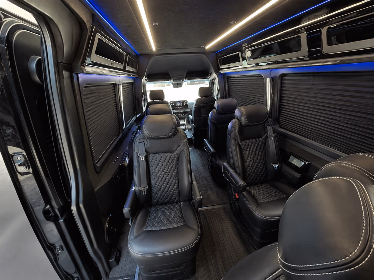 fort lauderdale sprinter van with driver interior